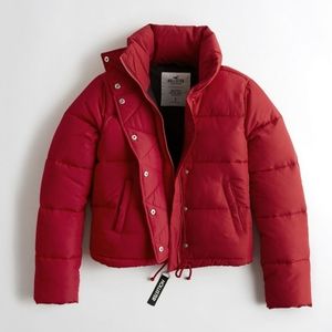 NWT Red Puffer Jacket